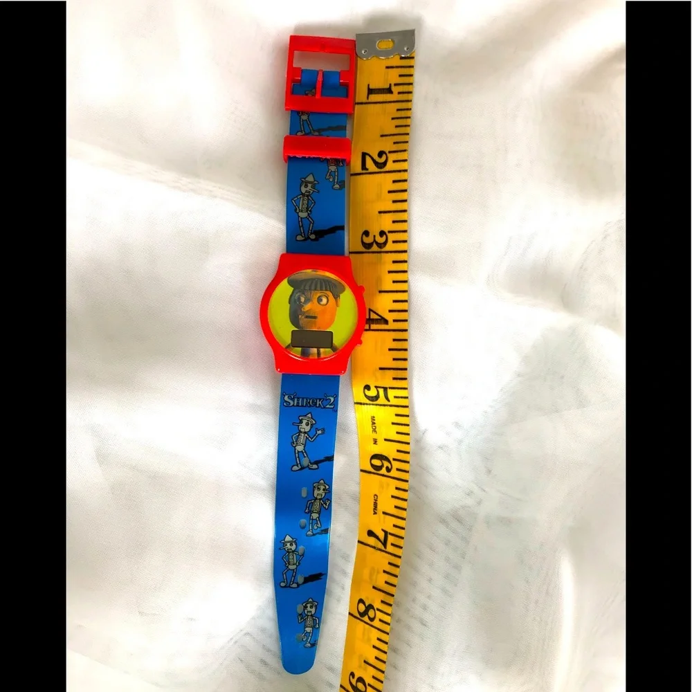 2003 Shrek 2 Red and blue watch by General Mills